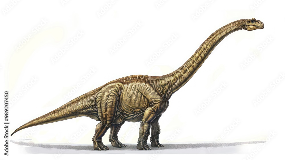 Illustration of a Brachiosaurus Illustration of a Brachiosaurus