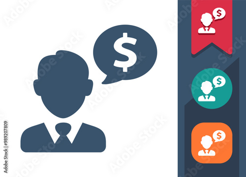 Banker, Investor, Businessman, Politician Icon