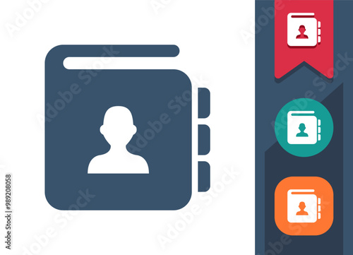 Address Book, Phonebook Icon