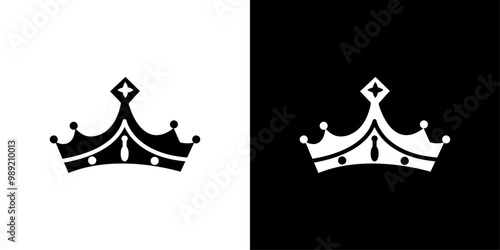 King icon Isolated flat vector in outline
