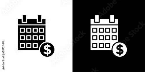 Payday icon Isolated flat vector in outline
