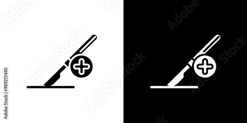 surgery icon Isolated flat vector in outline