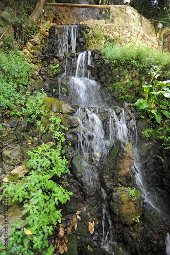 Cascade du village d'Argyroupoli près de Réthymnon en Crète