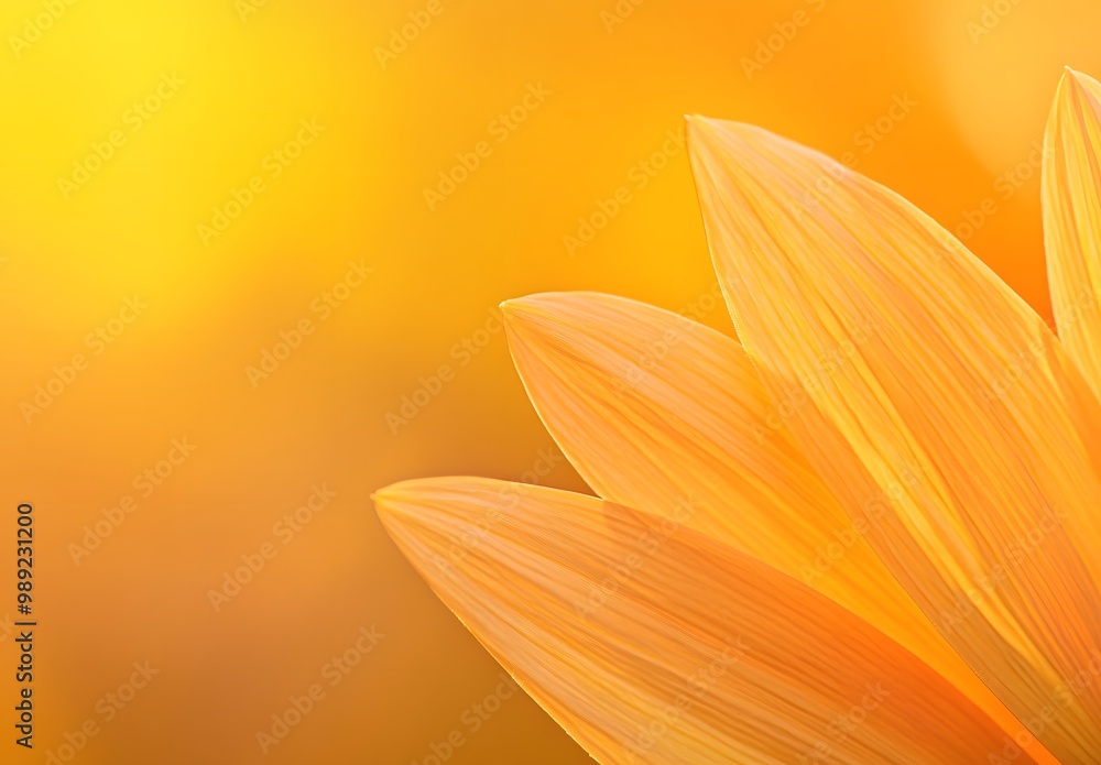 Obraz premium Golden Sunflower Petals In Warm Sunlight