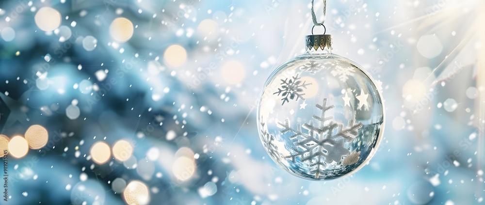 Snowflake Christmas Ornament Hanging Decor Snowflake Christmas Ornament Hanging Decor