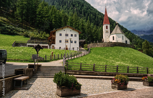 The church of Santa Gerdtrude. photo