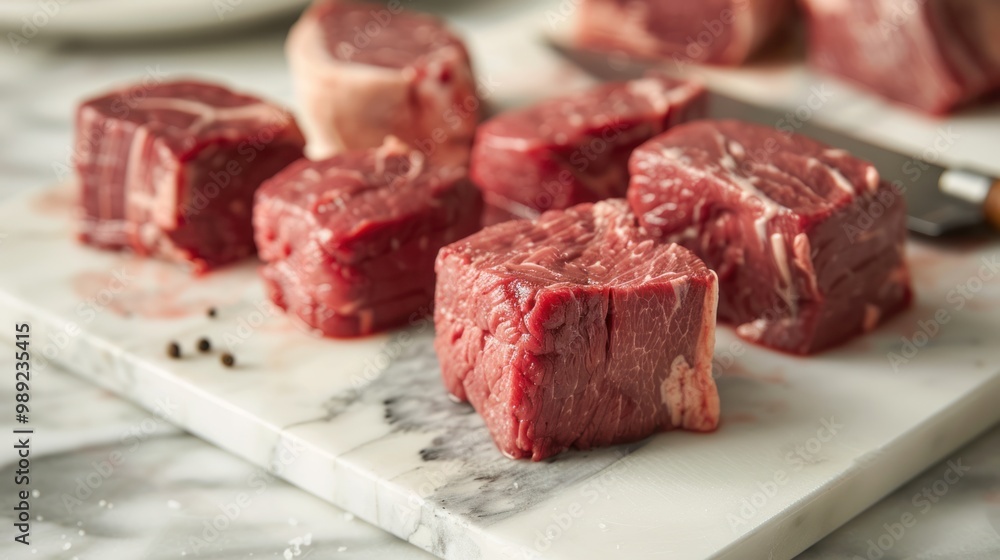 Raw Beef Filet Mignons Ready for Cooking Raw Beef Filet Mignons Ready for Cooking