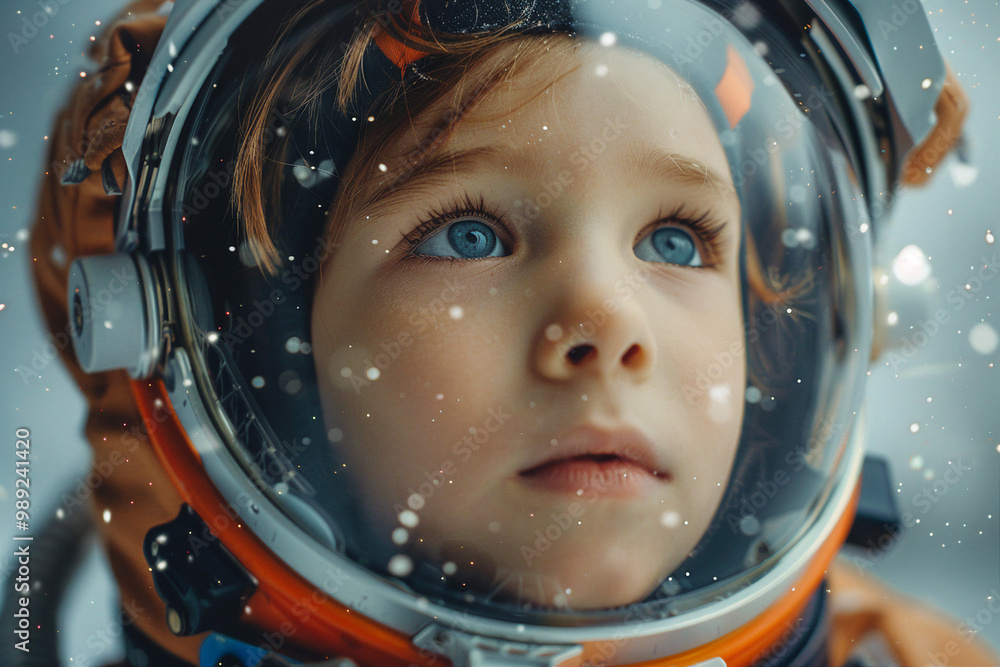 AI generated photo of cute nice child wear adult costume AI generated photo of cute nice child wear adult costume