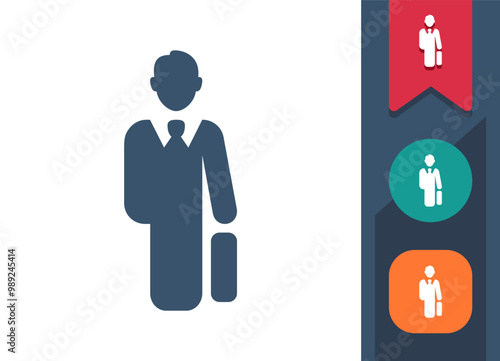 Businessman, Manager, Politician, Lawyer Icon 2
