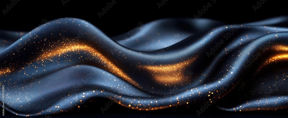silky smooth black satin fabric draped in elegant folds showcasing rich textures and subtle light reflections silky smooth black satin fabric draped in elegant folds showcasing rich textures and subtle light reflections