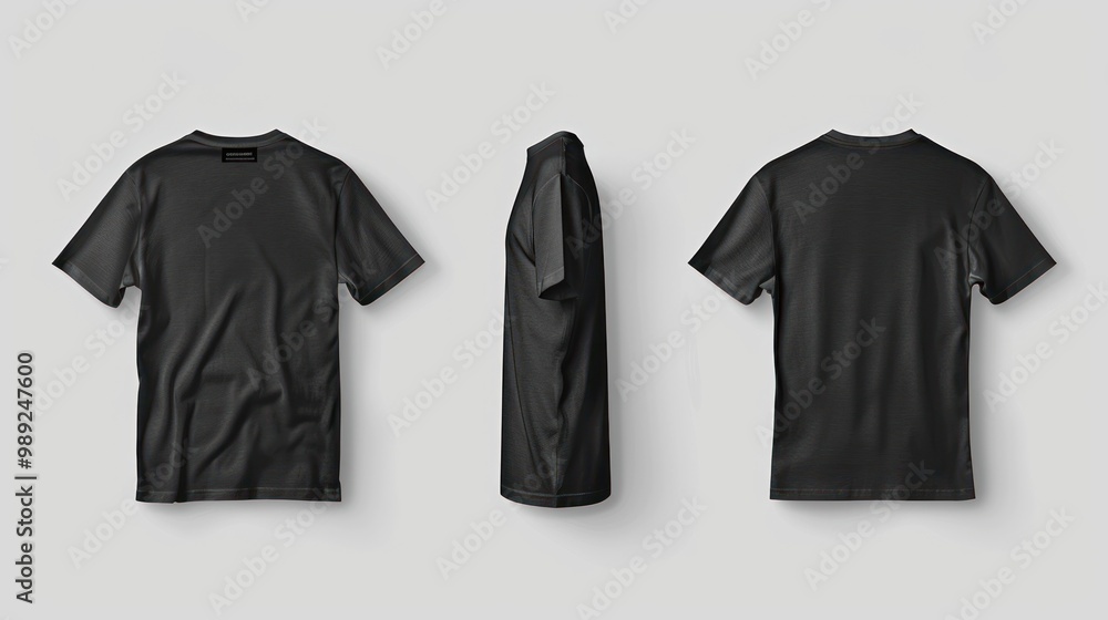Black T-Shirt Mockup Black T-Shirt Mockup