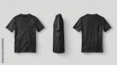 Black T-Shirt Mockup