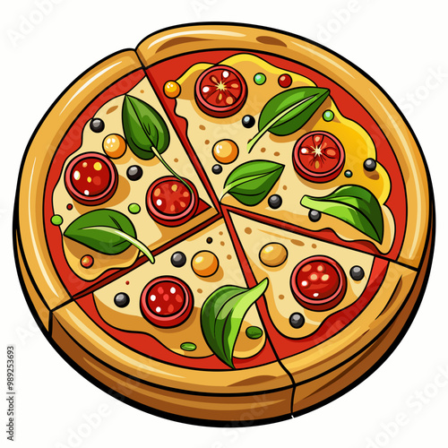 Savor the Flavors: Whole Pizza Loaded with Fresh Tomatoes, Cheese, Basil, and Onions"
Delicious Whole Pizza with Juicy Tomatoes, Creamy Cheese, Fresh Basil, and Onions"
Taste the Tradition: Whole Pi