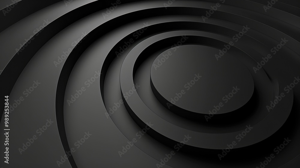 Abstract digital piece shows a circle. The backdrop is round and geometric. Abstract digital piece shows a circle. The backdrop is round and geometric.
