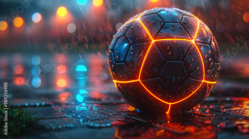 Futuristic Sphere 3D Render