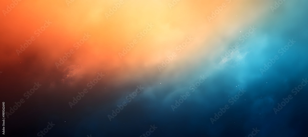 Abstract Blue and Orange Grainy Gradient Background Abstract Blue and Orange Grainy Gradient Background
