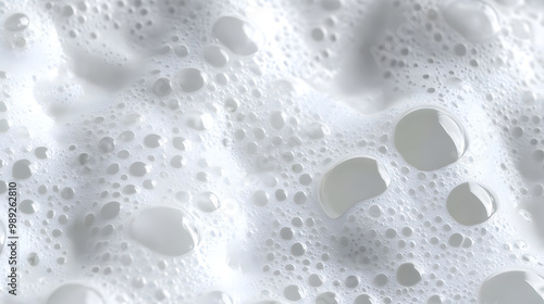 Wallpaper Mural white soap foam bubbles texture Torontodigital.ca