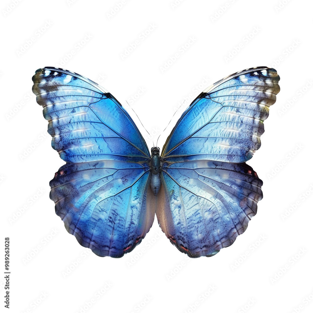 Fototapeta premium Stunning Blue Morpho Butterfly