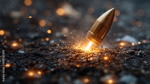 Bullet Ignition Sparks on Ground