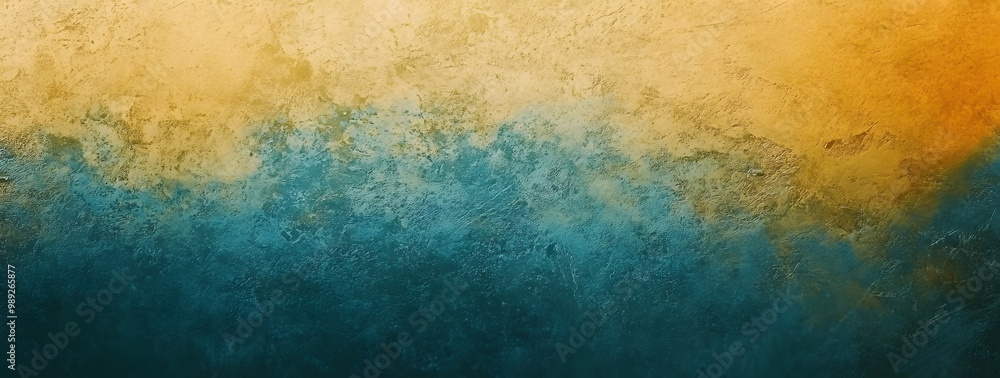 Abstract Grunge Background with Blue and Yellow Gradient Abstract Grunge Background with Blue and Yellow Gradient