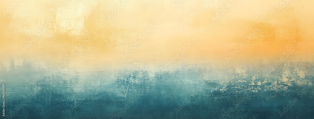 Abstract Grunge Background with Faded Blue and Yellow Gradient Abstract Grunge Background with Faded Blue and Yellow Gradient