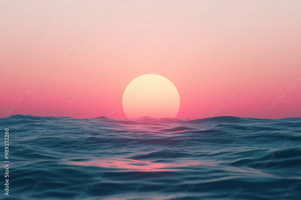 Serene Sunset: Calming Ocean Waves for Mental Well-being Serene Sunset: Calming Ocean Waves for Mental Well-being