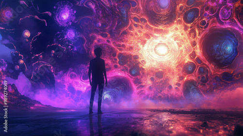 Lost in Space 3 - Abstract Space and Nebula Artwork