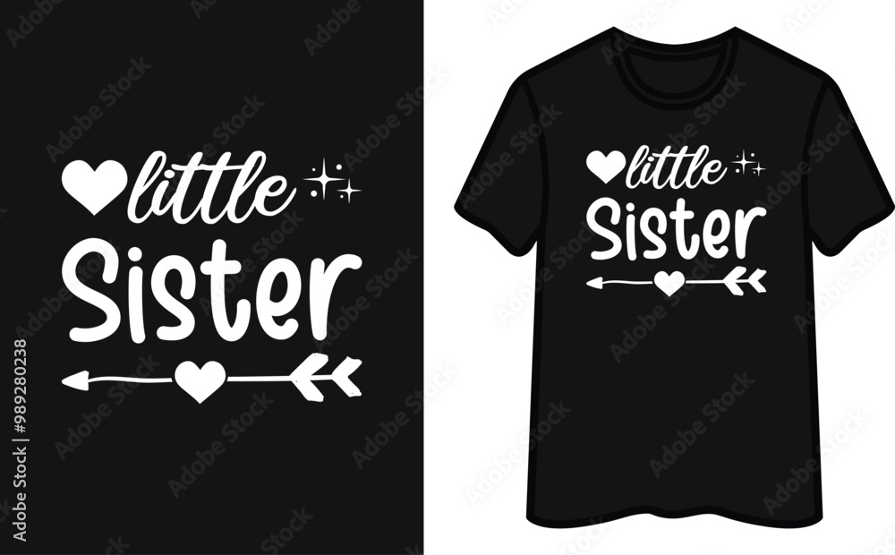 Little Sister T Shirt Design Little Sister T Shirt Design