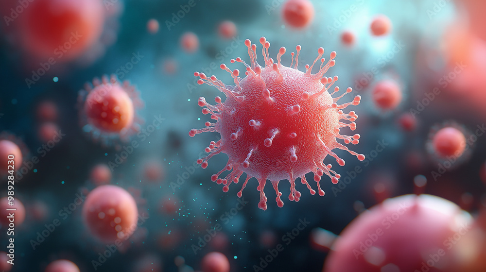 Entertaining 3D illustration of blood cell movement Entertaining 3D illustration of blood cell movement