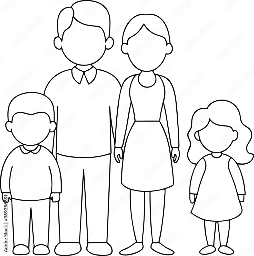 family outline, line art family illustration, simple family line art, loving family line art, hand-drawn family vector illustration family outline, line art family illustration, simple family line art, loving family line art, hand-drawn family vector illustration