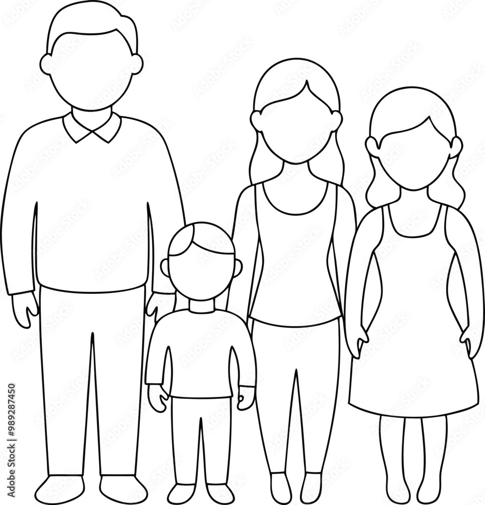 family outline, line art family illustration, simple family line art, loving family line art, hand-drawn family vector illustration family outline, line art family illustration, simple family line art, loving family line art, hand-drawn family vector illustration