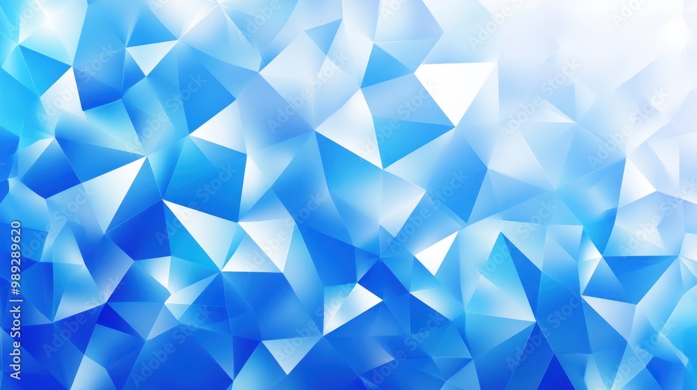 Abstract Blue Polygonal Background Abstract Blue Polygonal Background