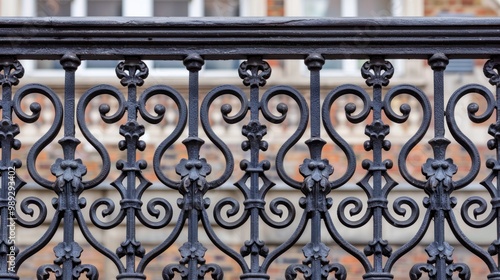 Intricate Wrought Iron Railing