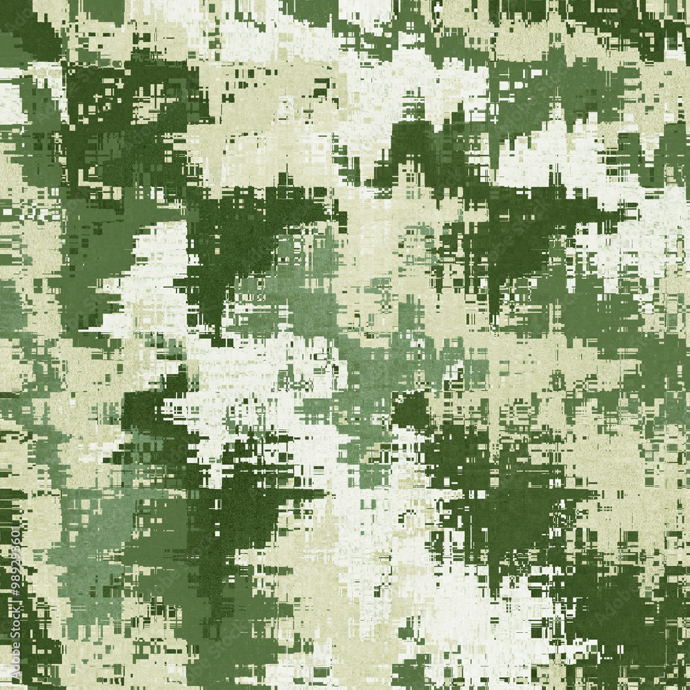 Camouflage seamless pattern. Trendy style army, repeat print. Camouflage seamless pattern. Trendy style army, repeat print.