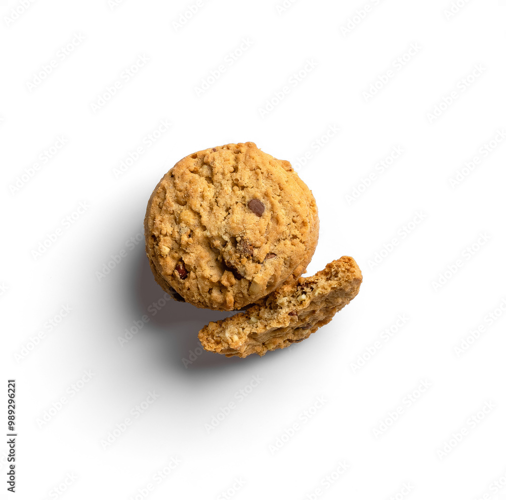 Chocolate Chip Cookie Pile with a Bite Taken Chocolate Chip Cookie Pile with a Bite Taken