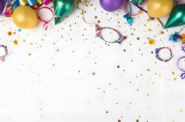 Colorful Birthday Party Decorations Background