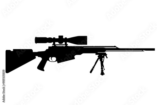 silhouette of a Precision Sniper