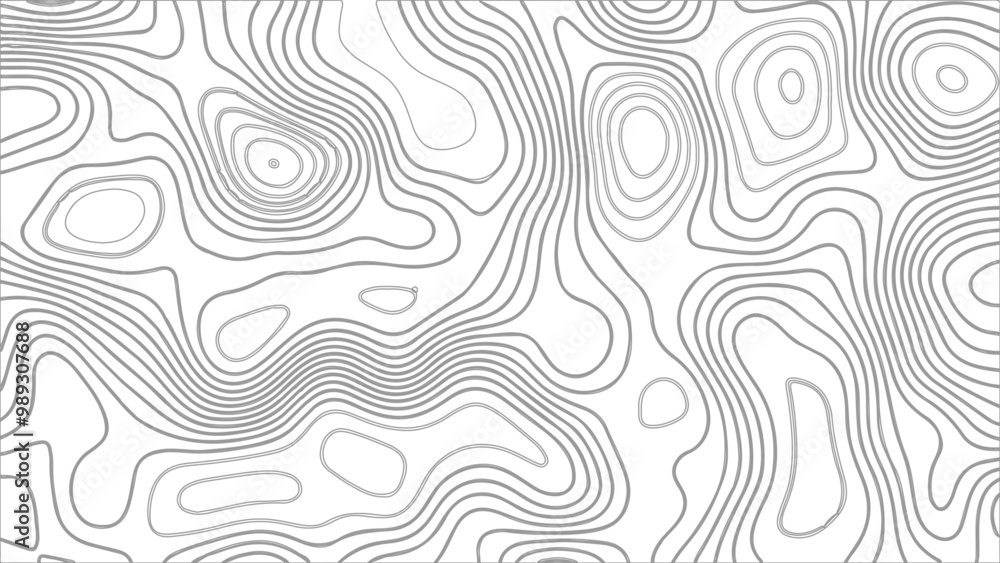 Topography vector background, banner. Imitation of a geographical map, contour lines. Modern design with topographic wavy pattern design.paper texture Imitation of a geographical map shades
Topography vector background, banner. Imitation of a geographical map, contour lines. Modern design with topographic wavy pattern design.paper texture Imitation of a geographical map shades