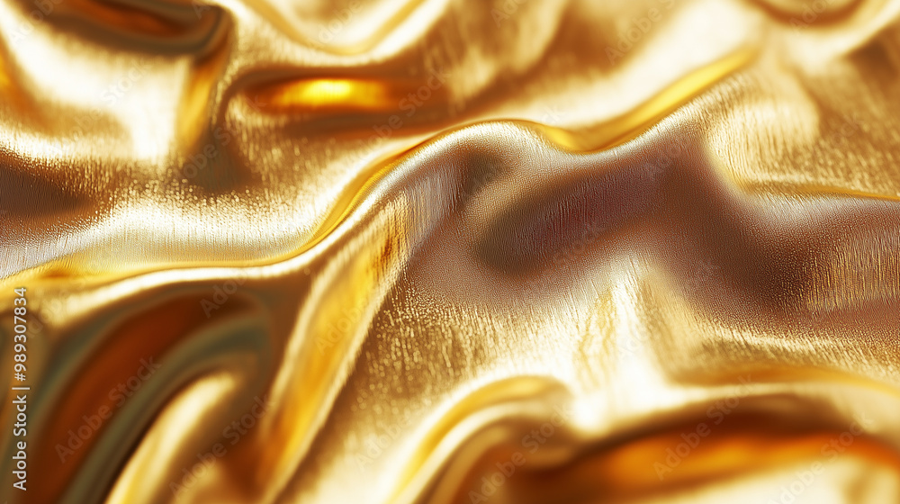 Golden background. Abstract golden waves.
Golden background. Abstract golden waves.