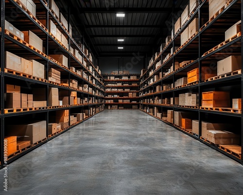 Wallpaper Mural Old factory storage room with rusted shelves and dusty equipment, Silent storage, Forgotten inventory Torontodigital.ca
