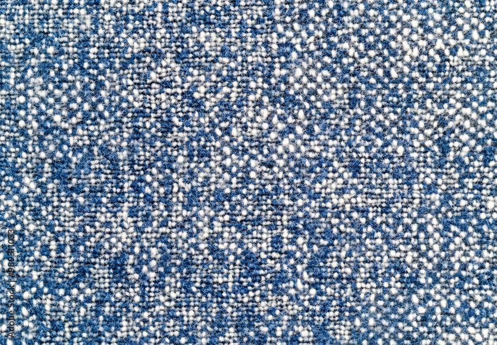 Blue And White Tweed Fabric Texture Background Blue And White Tweed Fabric Texture Background