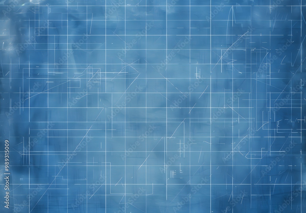 Blue Paper Blueprint Grid Background Texture Blue Paper Blueprint Grid Background Texture