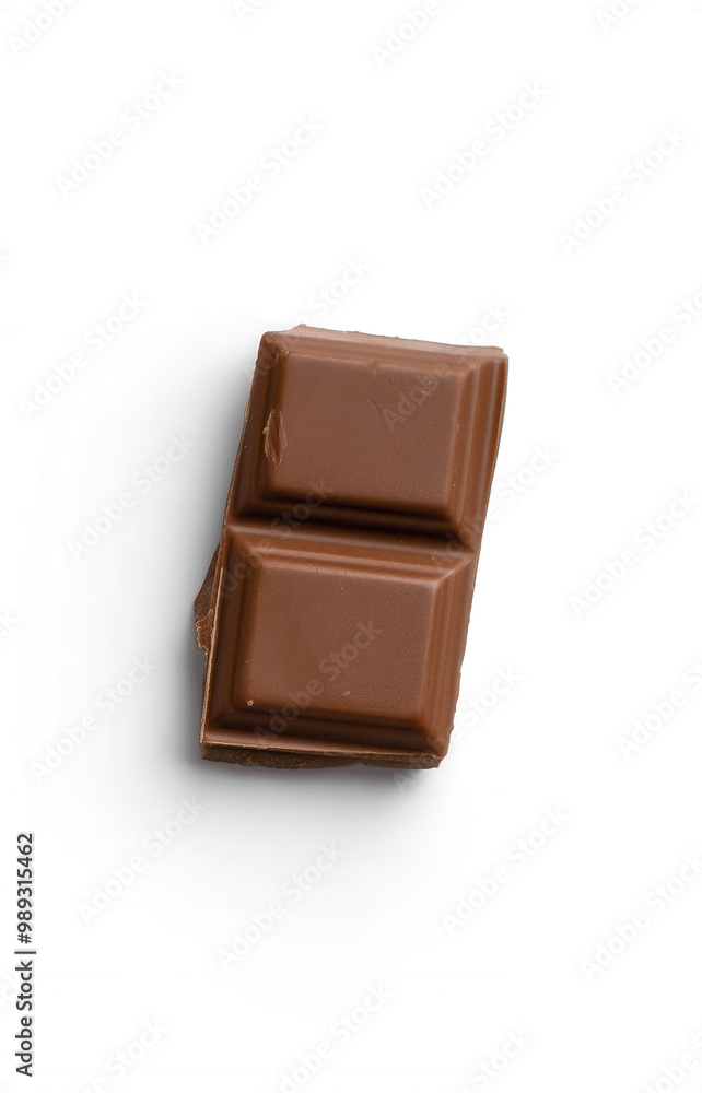 Single Piece of Milk Chocolate Bar Single Piece of Milk Chocolate Bar