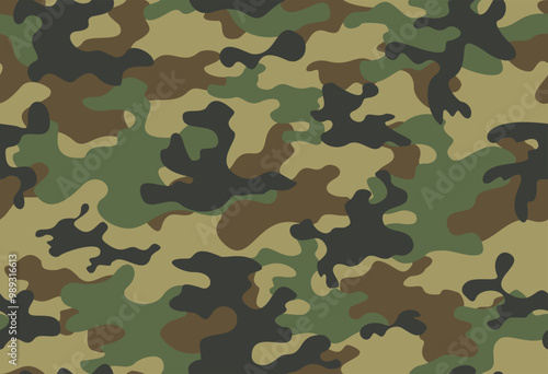 military camouflage print, repeat seamless pattern texture, classic army design