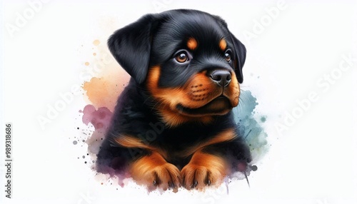 Rottweiler Welpe photo