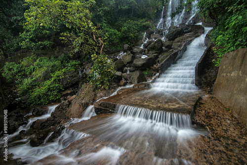 Scenice view of Amboli falls, Maharashtra, India