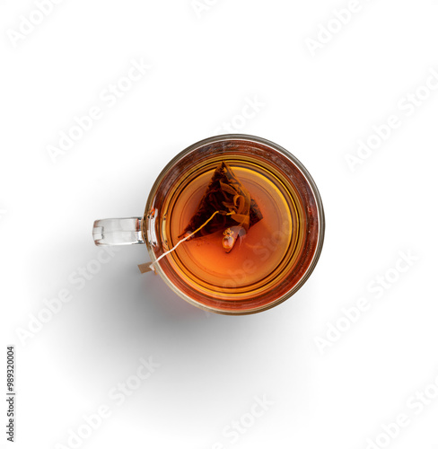 Foto Top View of Tea Cup