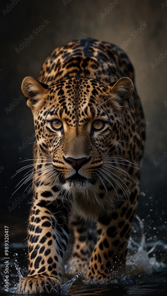 Naklejka premium mirada de tigre