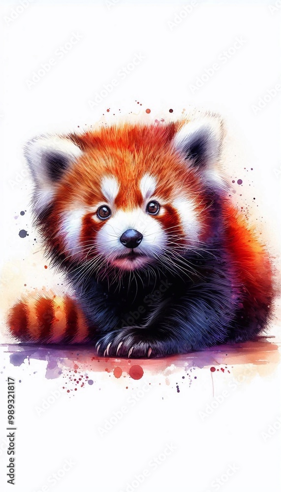 niedlicher roter Pandabär niedlicher roter Pandabär