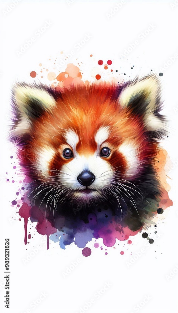 niedlicher roter Pandabär niedlicher roter Pandabär
